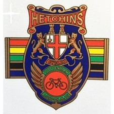 Hetchins headbadge with - headbadge,