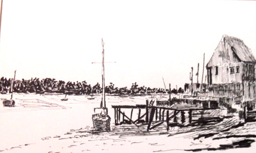 Original drawing woodbridge - drawing,