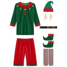 UK Mens Christmas Elf Santa