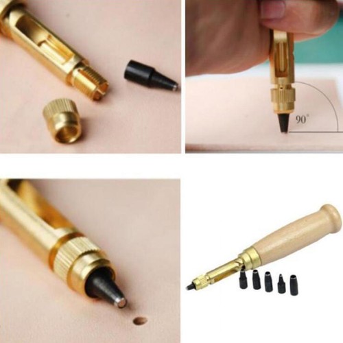 Automatic center hole punch - center,