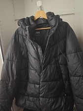 Zara Men's Hooded Puffer