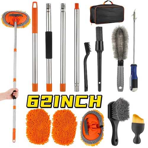 Telescopic car cleaning - telescopic, brush