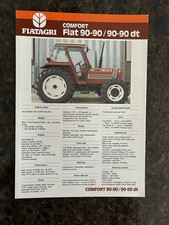 Fiat 90-90 DT Tractor Leaflet
