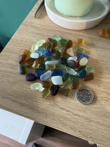 Seaham seaglass colourful - seaglass,
