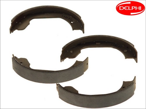 Parking brake shoe set - brake,