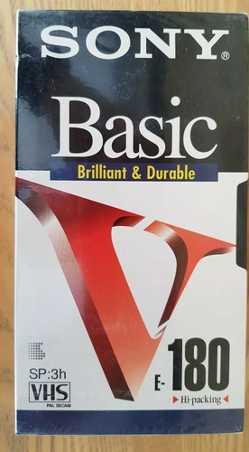 Sony 180 vhs tape 3 - ,