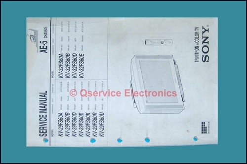Sony 29fs60 kv 32fs60 - sony, kv-29fs60,