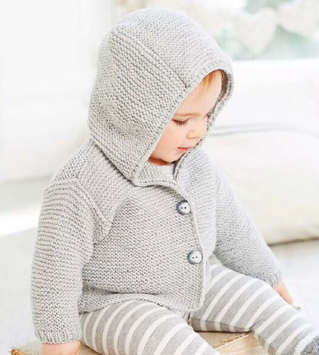 0257 knitting babys hooded - 0257,