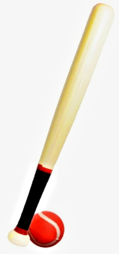 Wooden rounders baseball - 18",