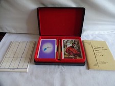 VINTAGE BRIDGE SET IN FAUX