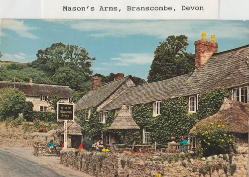 Postcard branscombe devon - postcard,