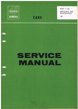 VOLVO 142 , 144 & 145 ORIG. 1969 FACTORY ROUTINE SERVICING & MAINTENANCE MANUAL
