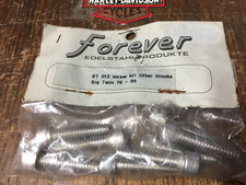 HARLEY STAINLESS STEEL LIFTER BLOCKS  MOUNTING KIT BOLTS BIG TWINS 1976-99 ONLY