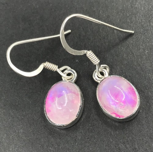 Pink rainbow moonstone - , oval