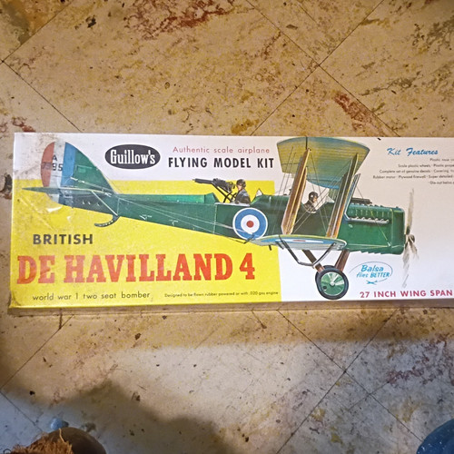 Guillows havilland flying - havilland, 4
