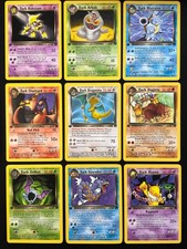 Complete Team Rocket Set Non Holo 1st Edition Pokemon Cards 1999 19-82 Charizard