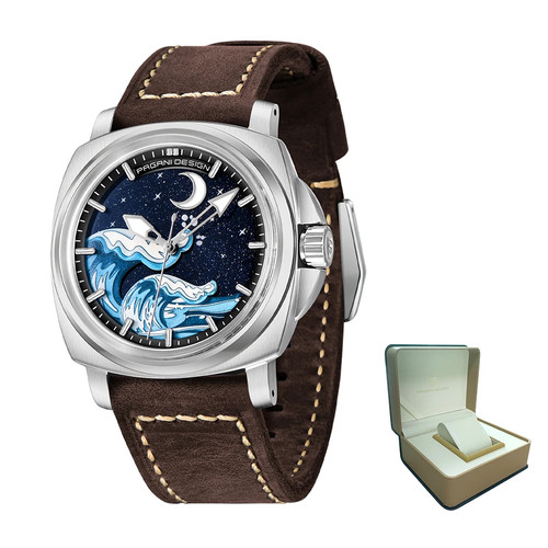Night moon dial rose gold - night,