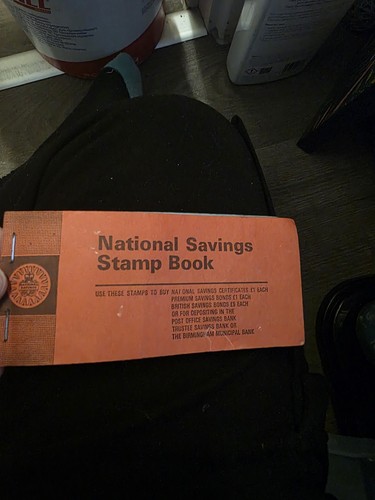 National savings stamp - stamp, book