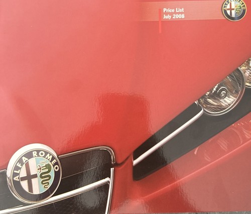 July 2008 alfa - alfa, price