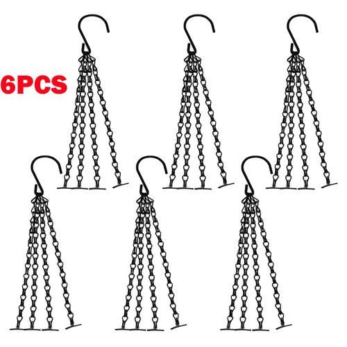 6pcs black basket chains - 6pcs,