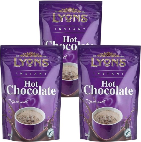 Lyons instant hot chocolate - lyons,