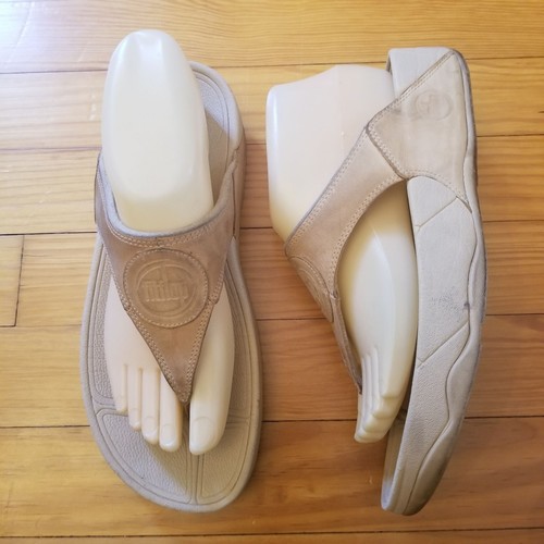 Fitflop leather wedge flip - wedge,