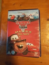 CARS-TOON MATER'S TALL TALES MOVIE-WALT DISNEY PIXAR ANIMATED-DVD-UNPLAYED DISC