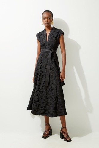 Karen millen line midi - midi, dress