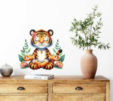 Tiger Lotus Yoga Pose Wall