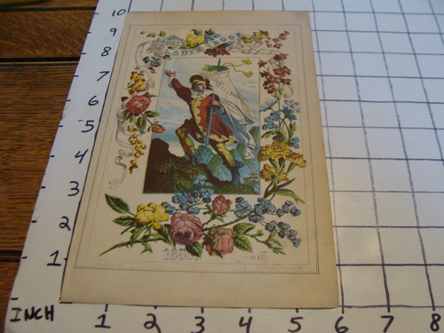 Godey ladys book print - book, 1850