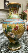 Chinese Cloisonné Vase Late