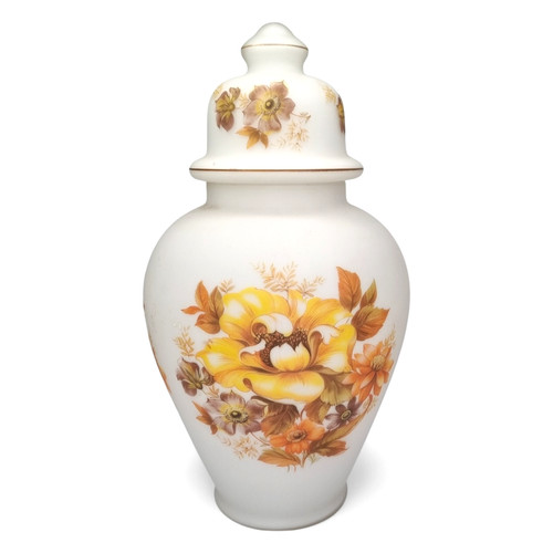 Vintage glass vase ginger jar - ginger,