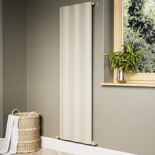 Beige vertical wave designer - vertical,