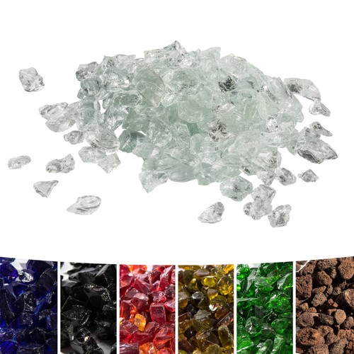 4kg clear tempered fire - clear, glass