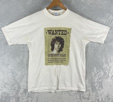 VTG 1999 The Doors Jim Morrison Wanted Poster Cancelled Tour Shirt Size Large