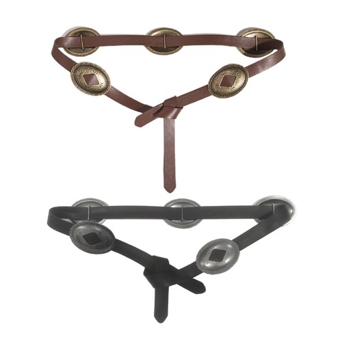 Western concho belt - western, cowboy