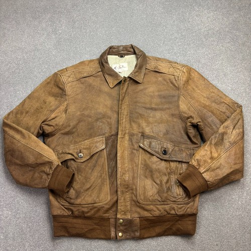 Leather flying jacket adult - leather,