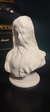 Veiled Lady Bust Sculpture