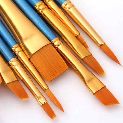 10x art paint brushes - 10x,