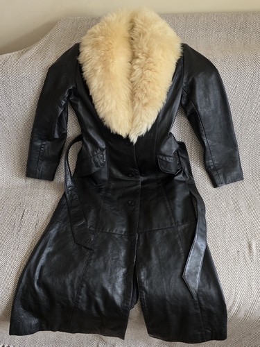 Black trench coat - trench,