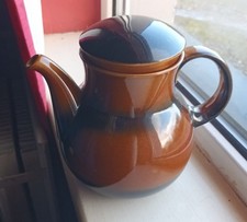 CELTIC ENNIS FINE IRISH EARTHENWARE - large Teapot 2 Tone Brown