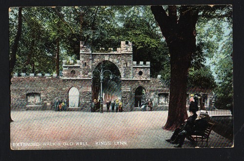 Old postcard extended walk - old, &