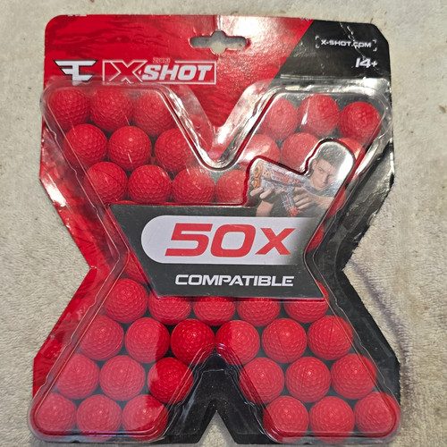 Shot 50x foam balls - foam,