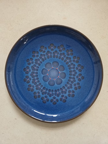 Denby colonial blue dinner - blue, 10"