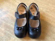 Pediped Flex Girls Isabella Black Leather Shoes size UK 10-10.5 Girls
