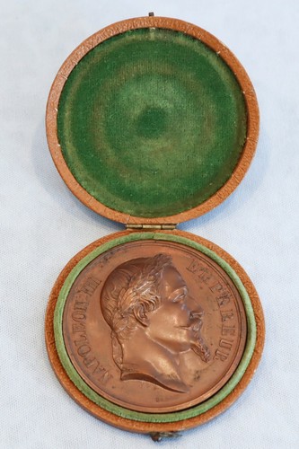 Circa 1869 named medal case - medal, &