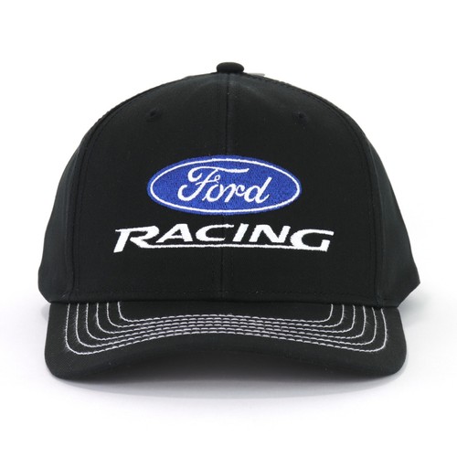 Ford racing black - black, embroidered