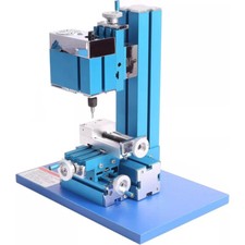 36W Mini Milling Machine DIY Woodworking Soft Metal Lathe Hobby Processing Tools