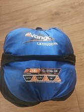 Vango Latitude 300 Blue Mummy Sleeping Bag for Camping, Season 3-4, 1700g