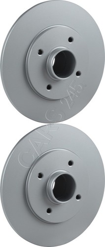 Brake disc pieces rear axle - brake, 2